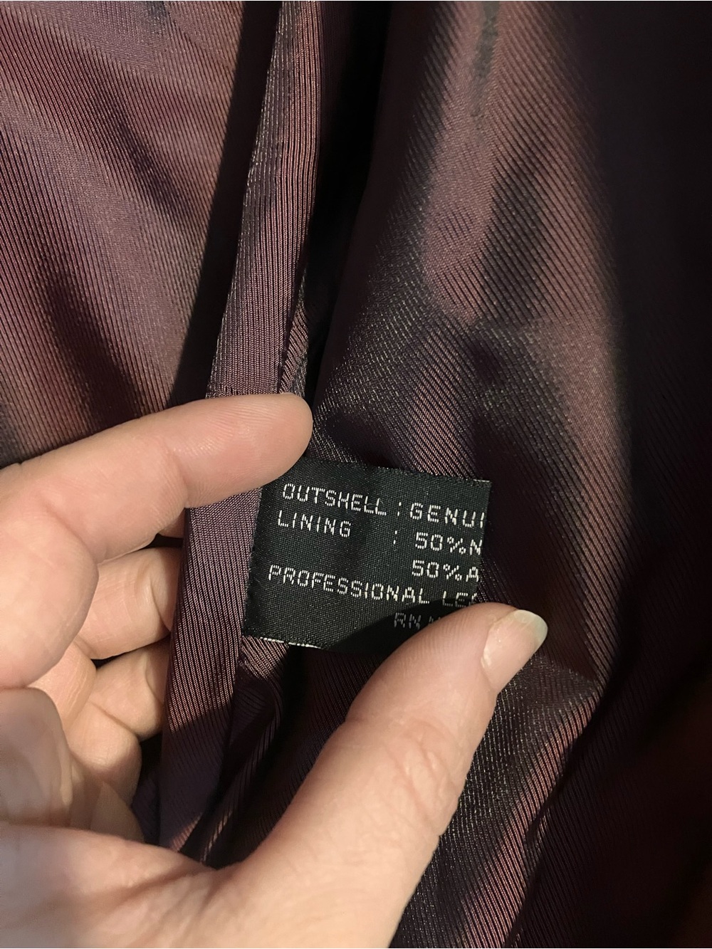 ADLER Women’s Black Leather Button-Front Jacket - Picture 6 of 7